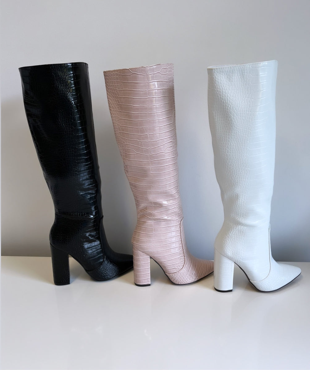 Knee high boots missguided on sale