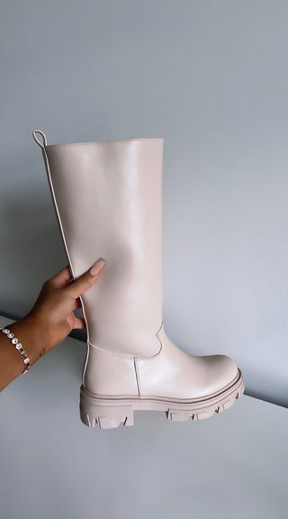 BRODY chunky knee high boots