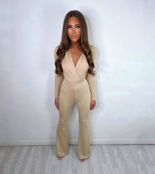 MIA bodysuit flared slinky set