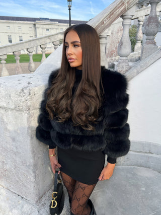 Classic Fox Fur Black - EMAIL TO ORDER- DO NOT BUY FOR £0.00