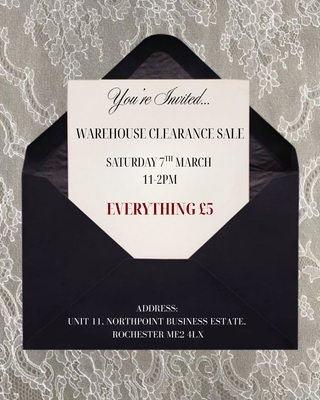 WAREHOUSE CLEARANCE SALE TICKET