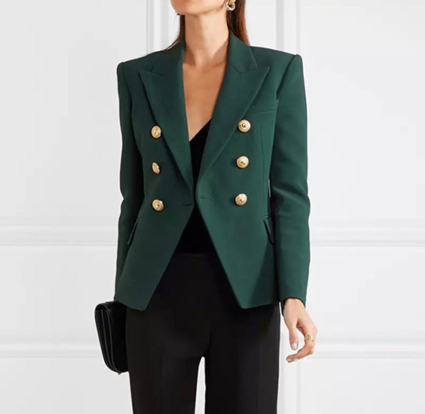 PRE ORDER PREMIUM MILITARY BLAZER DARK GREEN