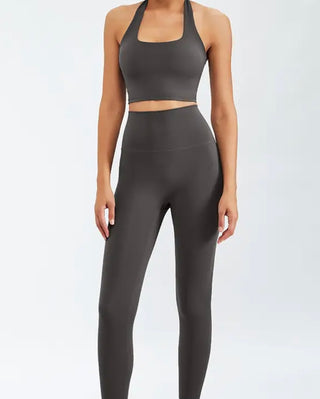 JAYDE zip up gym jacket sports bra THREE PIECE GREY